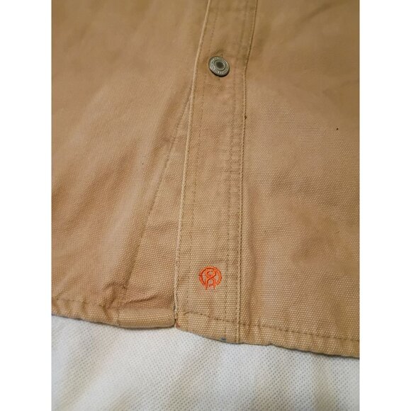 Jesse James Jacket Mens XL Canvas West Coast Chopper Lined Workwear Marks Paint - Picture 4 of 12